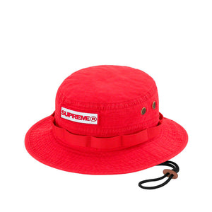 Bucket Hat Supreme Reflective Patch Red SS21