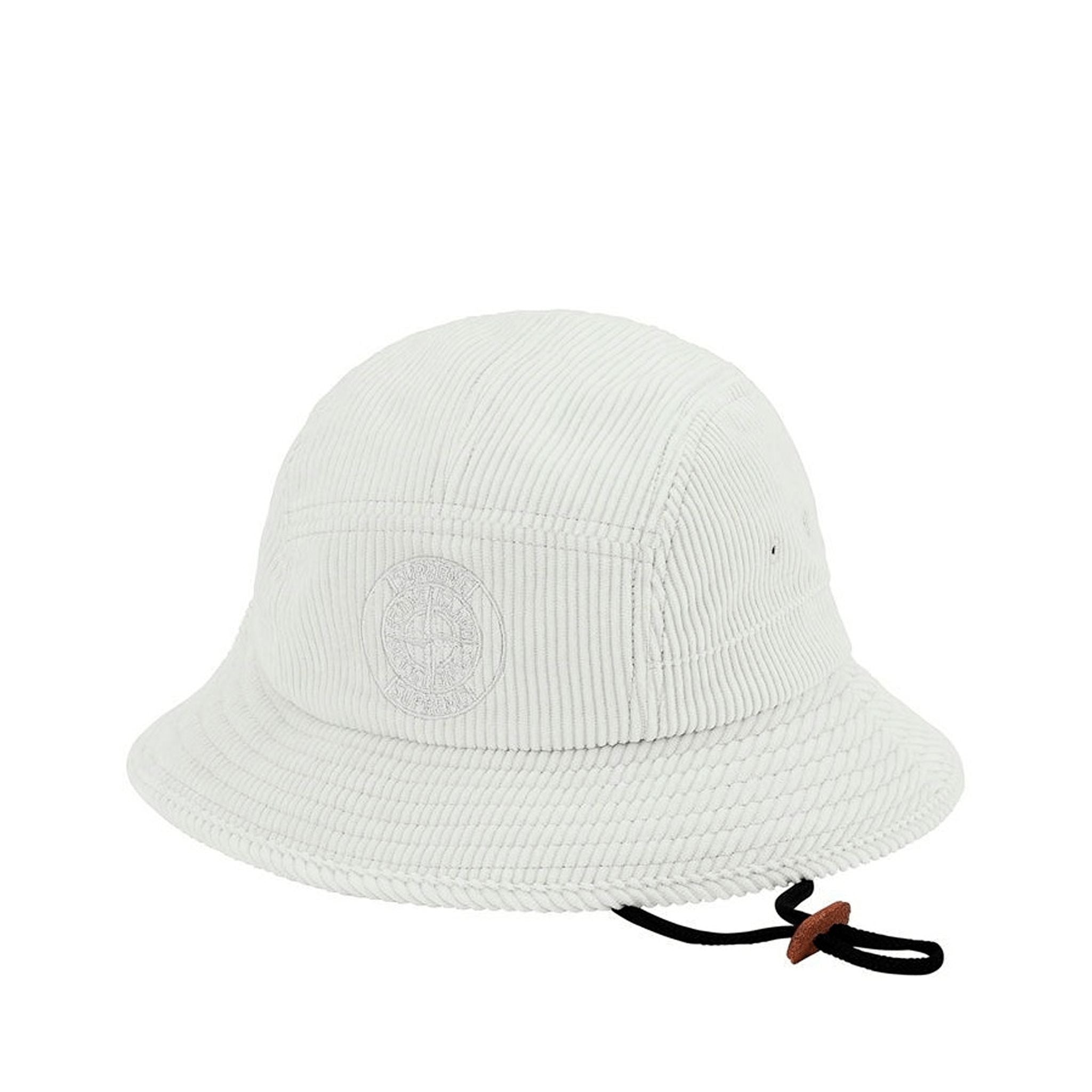 White stone island bucket hat Clearance