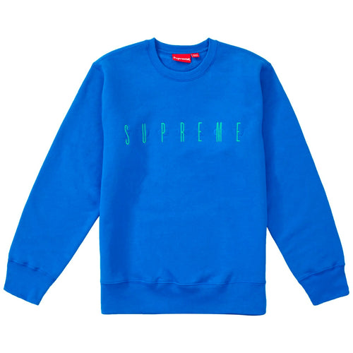 Crewneck Supreme Fuck You blue