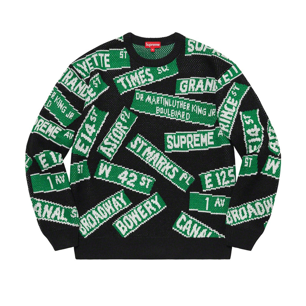 Sweater Supreme Street Signs FW21
