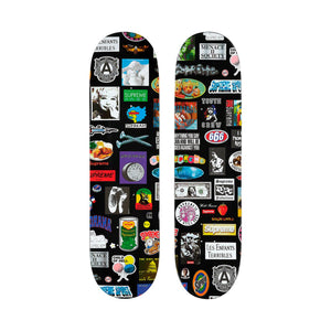 Tabla de Skate Supreme Stickers Black SS21